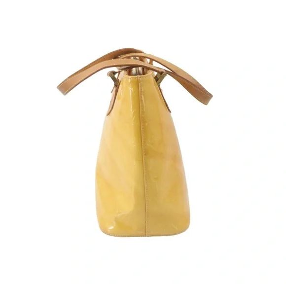 Louis Vuitton Monogram Vernis Yellow Houston Tote COA - Picture 4 of 16
